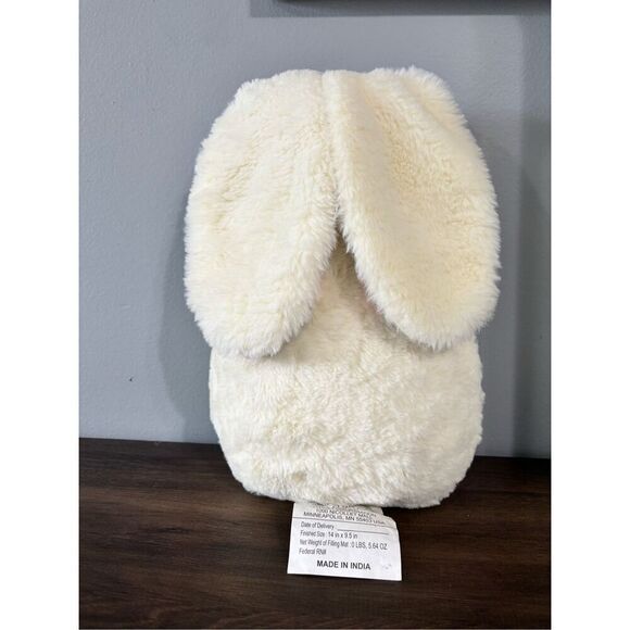 Target, white bunny with floral ears, Easter pillow - Picture 3 of 7